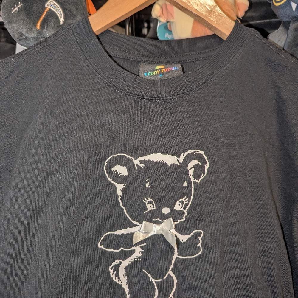Teddy Fresh Black Bear Graphic T-Shirt - Picture 3 of 3